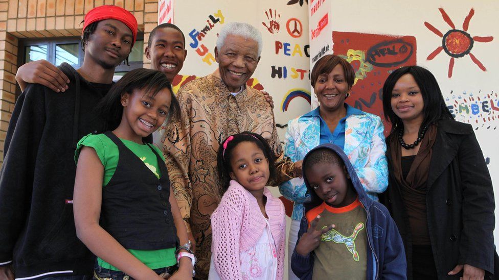 Nelson Mandela and Zoleka Mandela